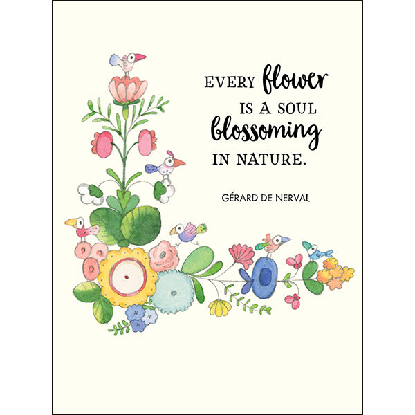 Flowers - Twigseeds 24 affirmation cards + stand
