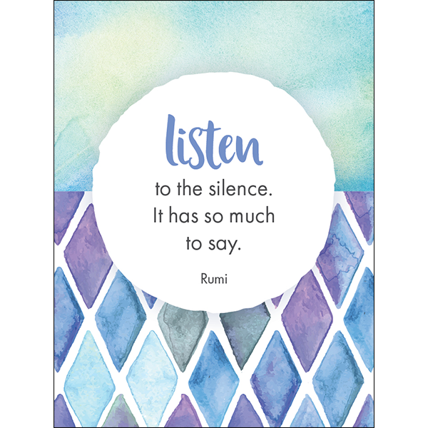 Peace and Harmony - 24 affirmation cards + stand