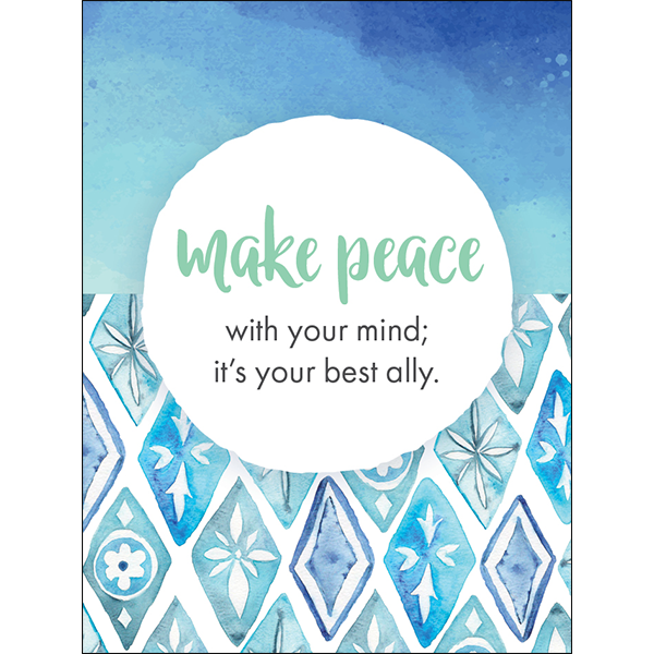 Peace and Harmony - 24 affirmation cards + stand