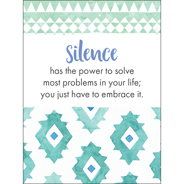 Peace and Harmony - 24 affirmation cards + stand