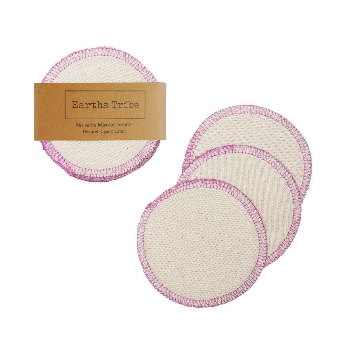 Reusable Hemp Makeup Rounds - Natural