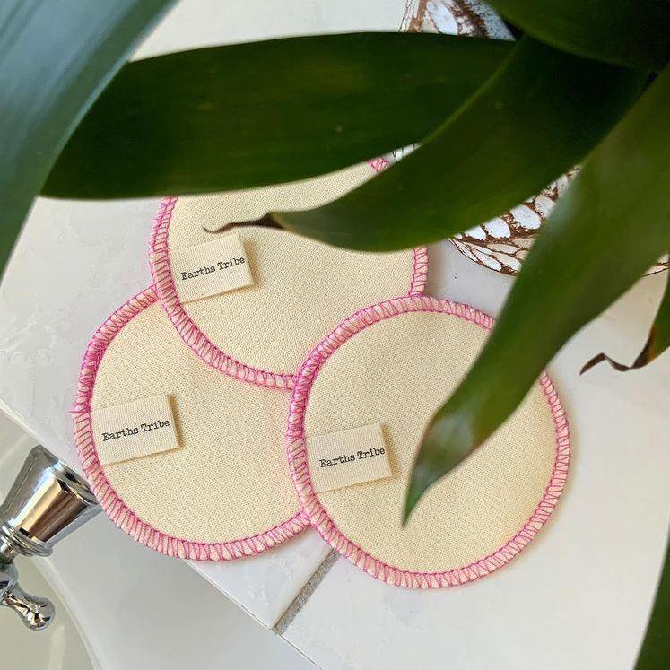 Reusable Hemp Makeup Rounds - Natural