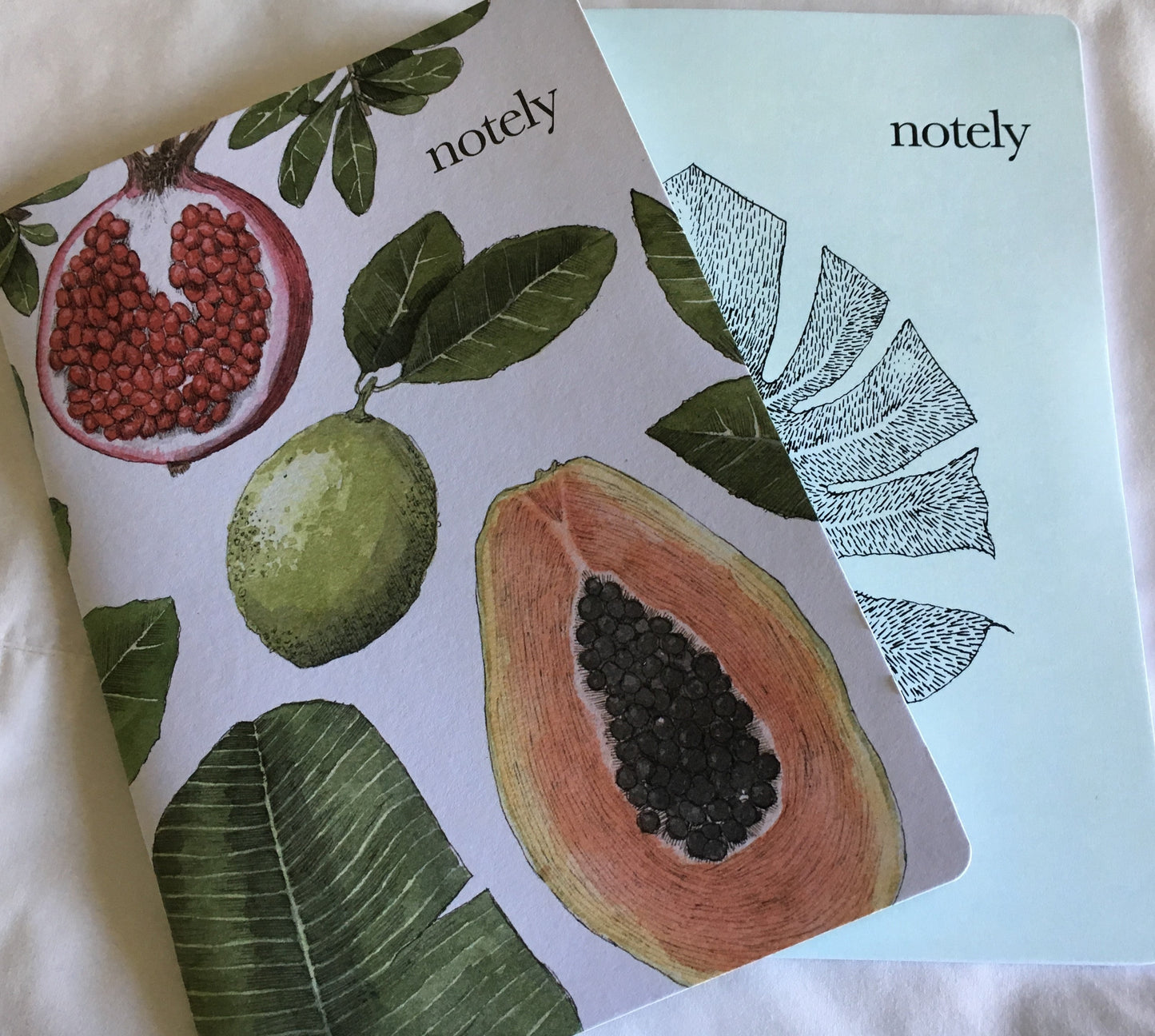 Perfectly Pickled + Minty Leaf – A5 Notebooks (Set of 2)
