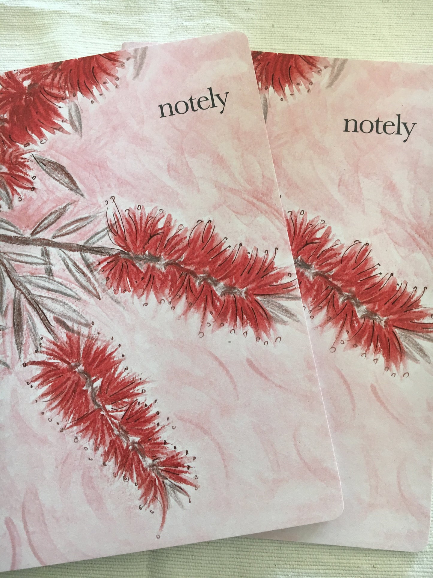 Bottle Blush – A5 Notebooks (Set of 2)