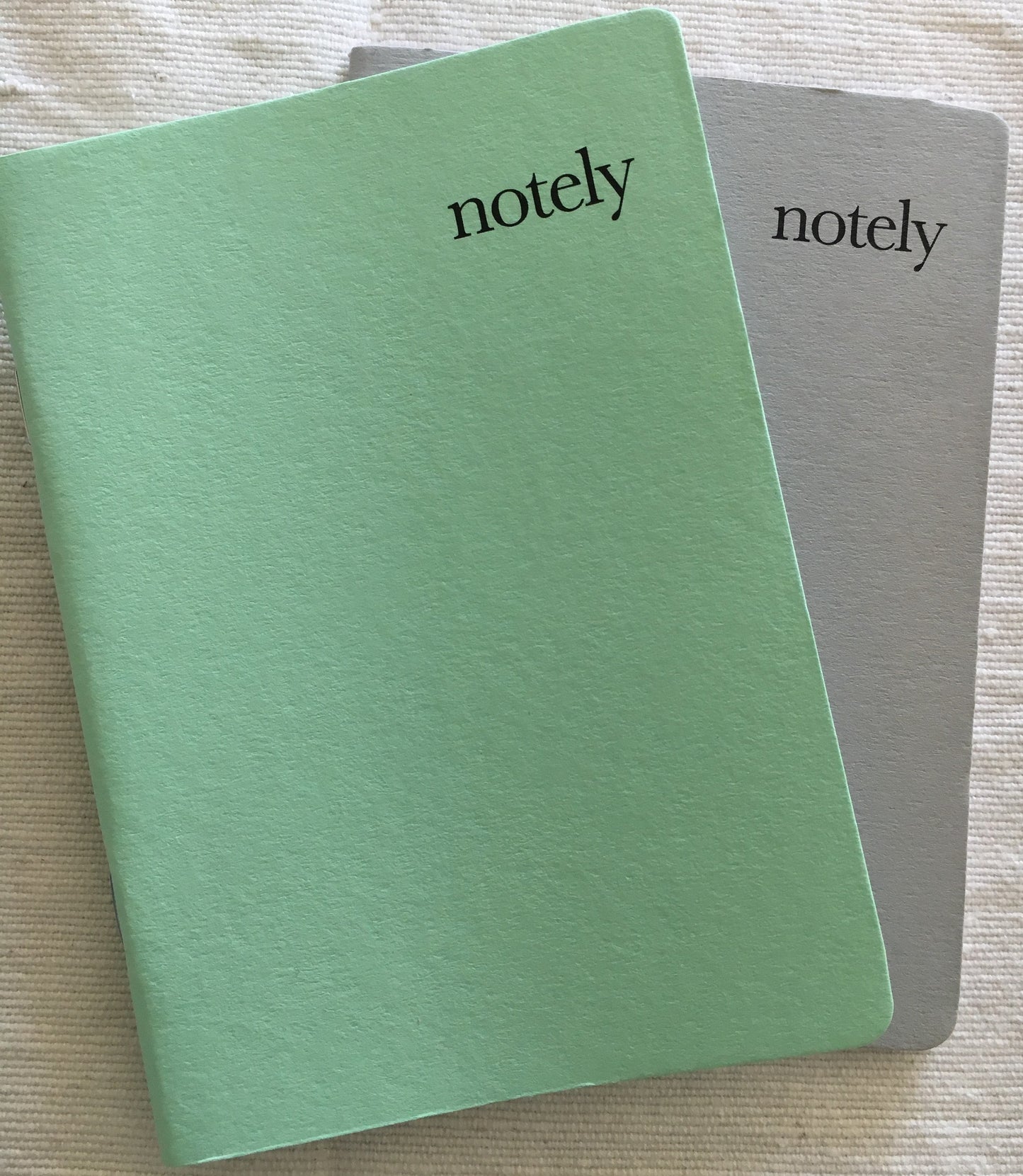 Spearmint & Grey – A6 Notebooks (Set of 2)