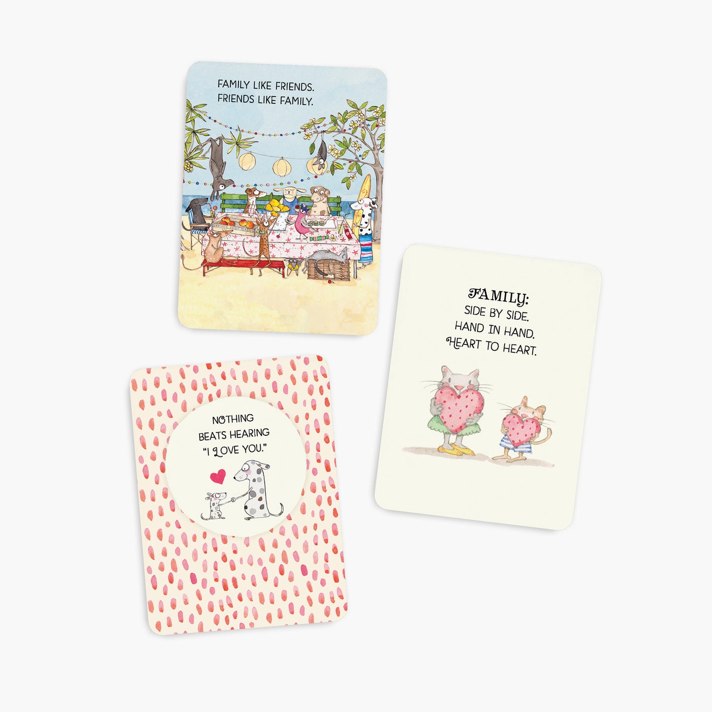 A Little Box of Family - Twigseeds 24 affirmation cards + stand