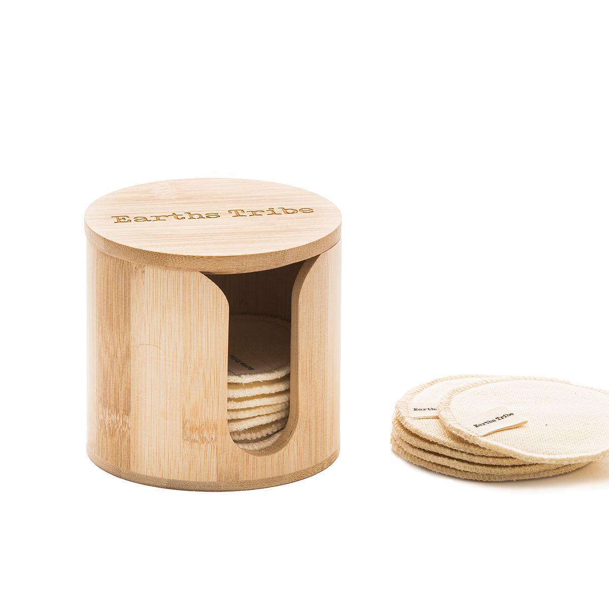 Reusable Hemp Makeup Rounds - Black