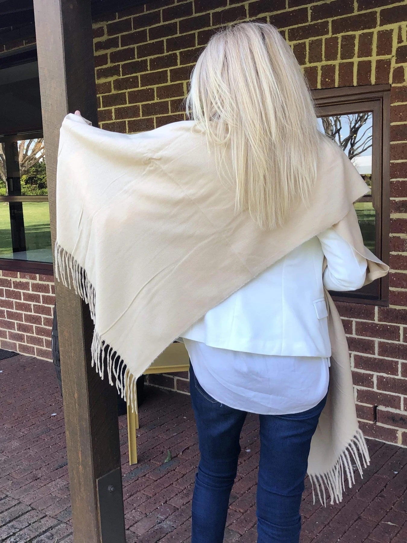 Pashmina shawl cashmere wool blend