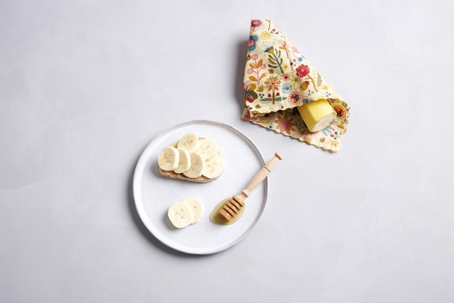 Reusable Vegan Food Wrap - 4 pack