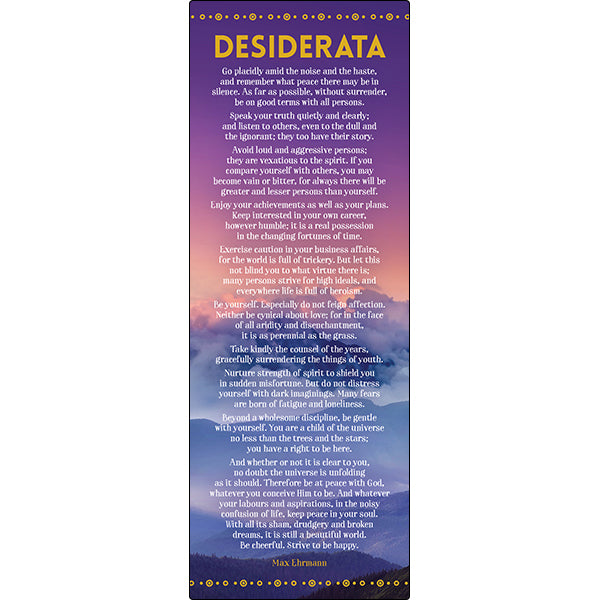 Bookmark: Desiderata