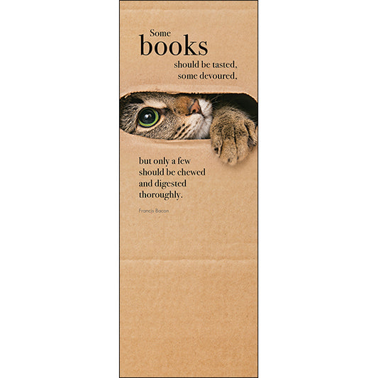 Bookmark: Some books should be tasted...