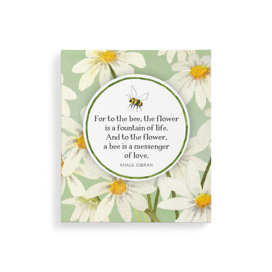 Bee Pocket Notepad - Daisy