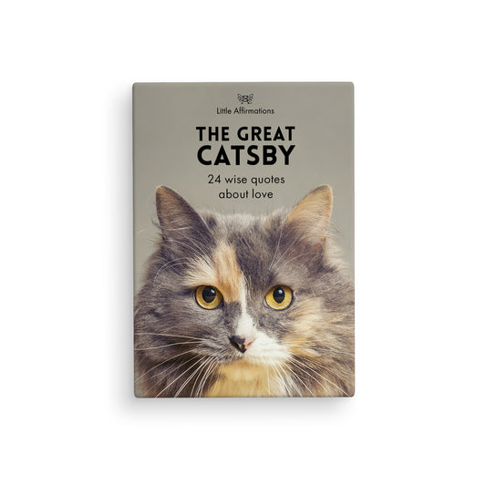The Great Catsby - 24 little affirmation cards + stand