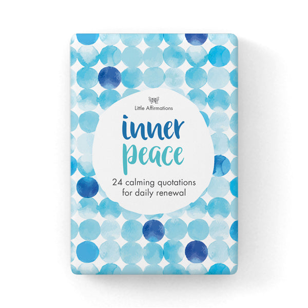 Inner Peace - 24 affirmation cards + stand