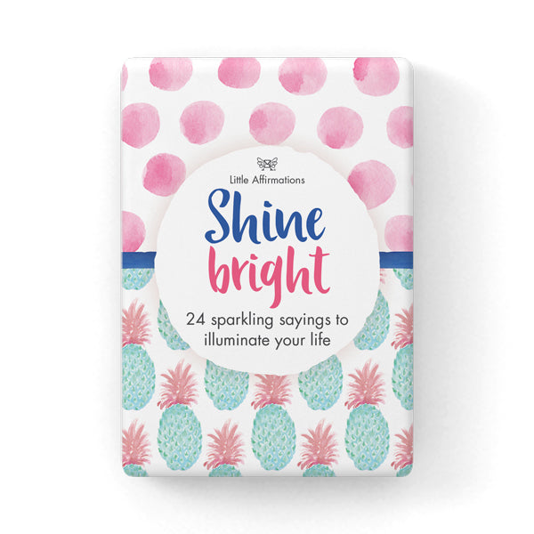 Shine Bright - 24 affirmation cards + stand