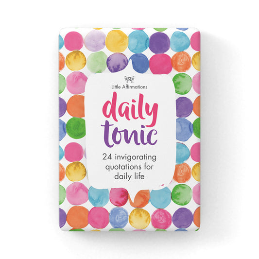 Daily Tonic - 24 affirmation cards + stand