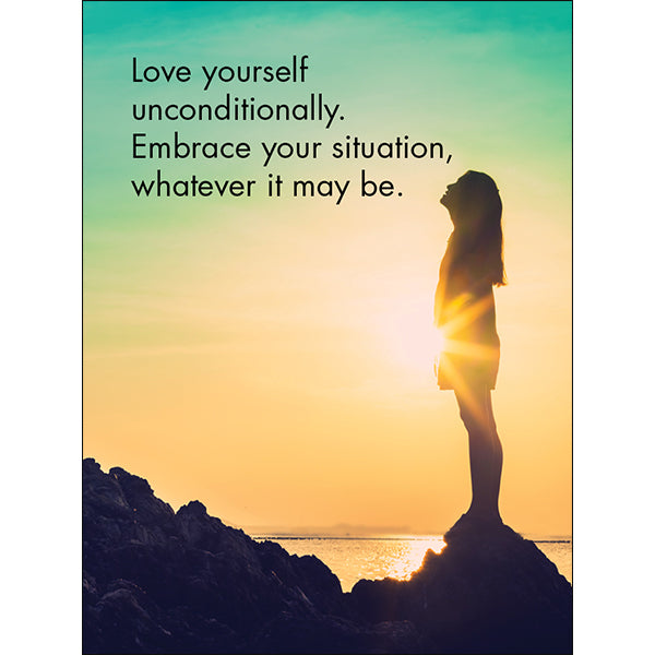 Honouring Your True Self - 24 little affirmation cards + stand