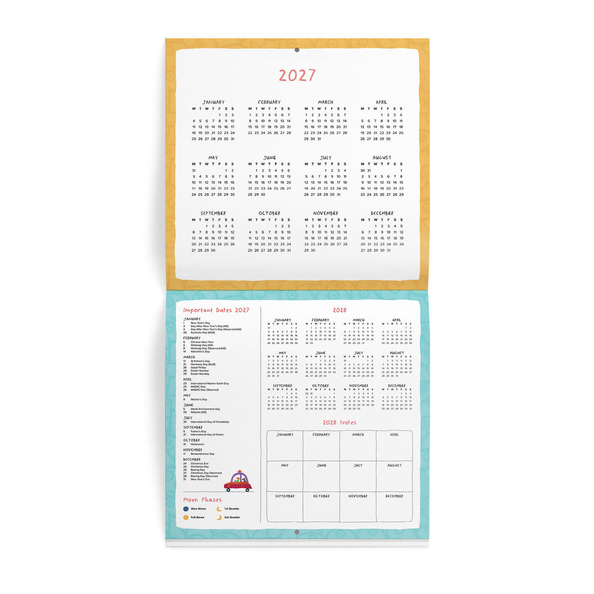 2027 Leunig Wall Calendar