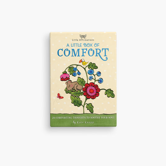 A Little Box of Comfort - Twigseeds 24 affirmation cards + stand