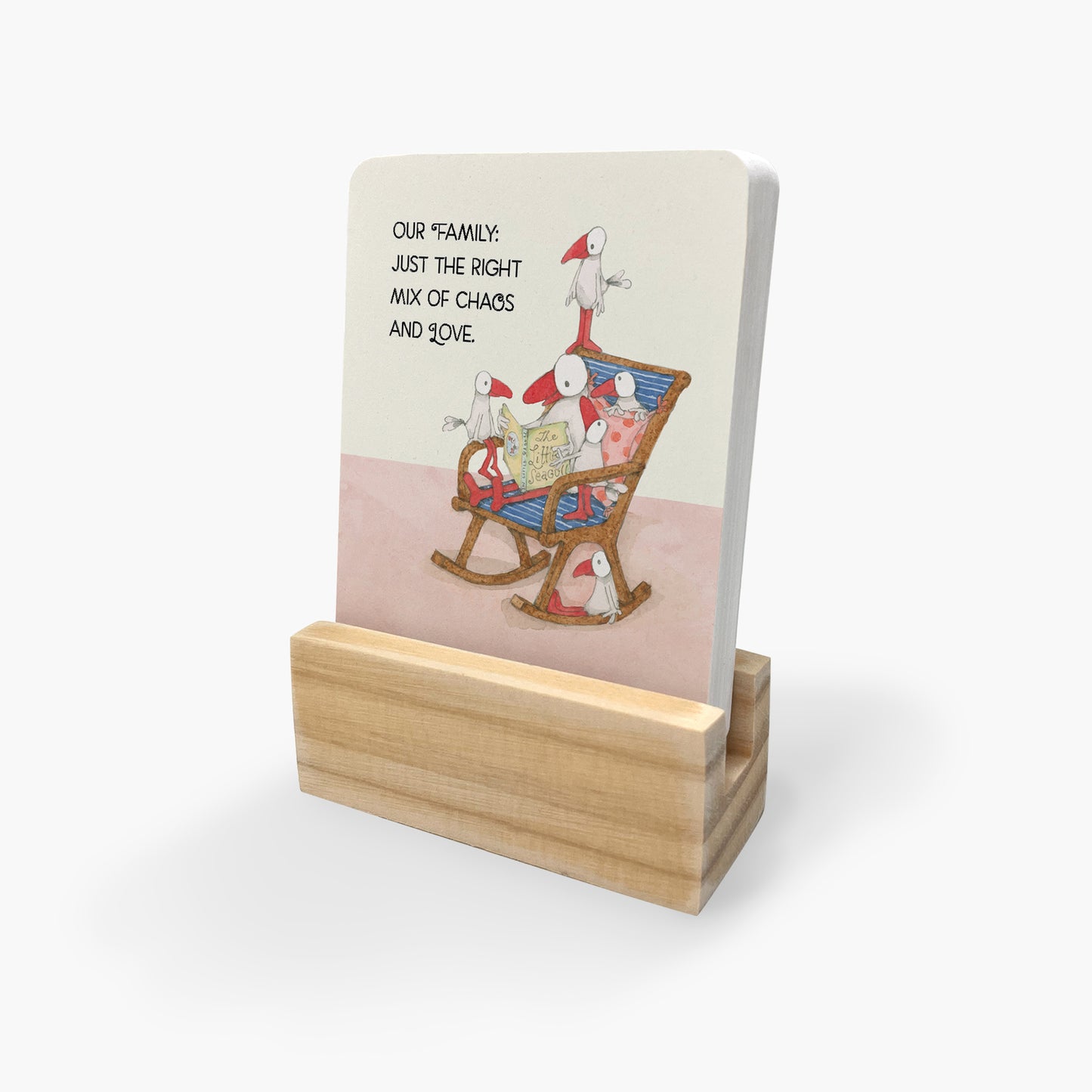 A Little Box of Family - Twigseeds 24 affirmation cards + stand