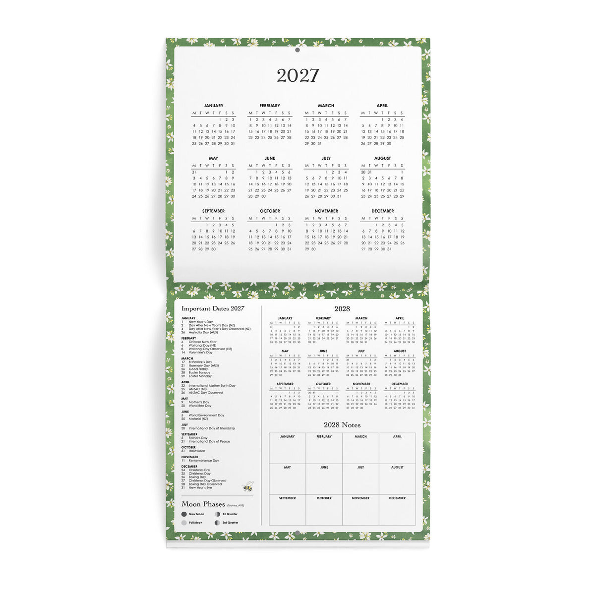 2027 Nature Wall Calendar - Cottonwood Studio
