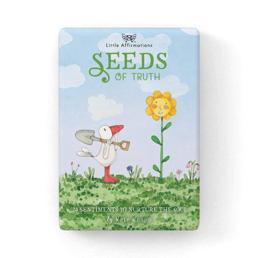 Seeds of Truth - Twigseeds 24 affirmation cards + stand