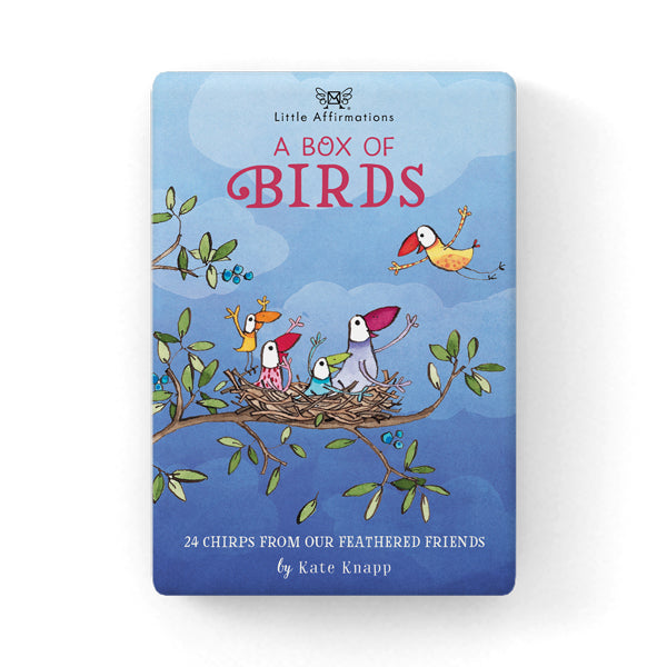 A Box of Birds - Twigseeds 24 affirmation cards + stand