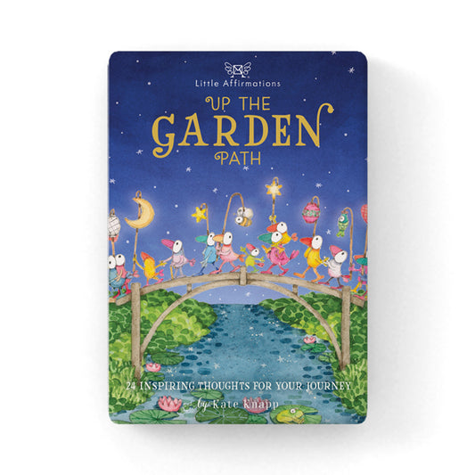 Up the Garden Path - Twigseeds 24 affirmation cards + stand