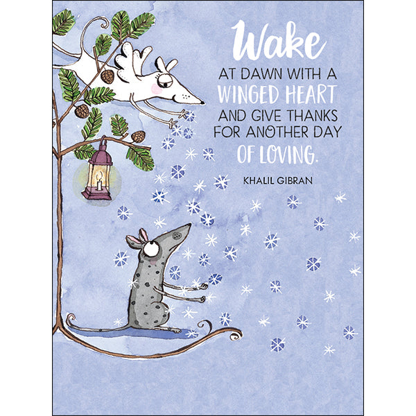 Up the Garden Path - Twigseeds 24 affirmation cards + stand